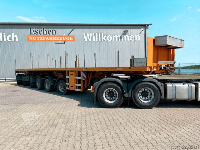 Työalustallinen puoliperävaunu NOOTEBOOM OVB102-06 5xLenkung*Counterweight*Ballast*HU2027