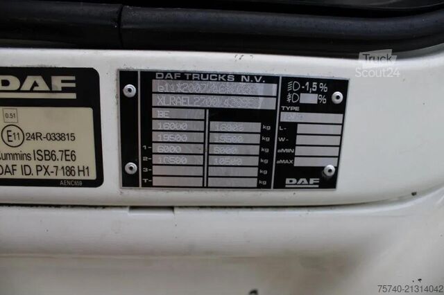 Chladírenská/mrazírenská přeprava DAF LF 250 + CARRIER XARIOS 500 + 16T EURO 6 + PERF...