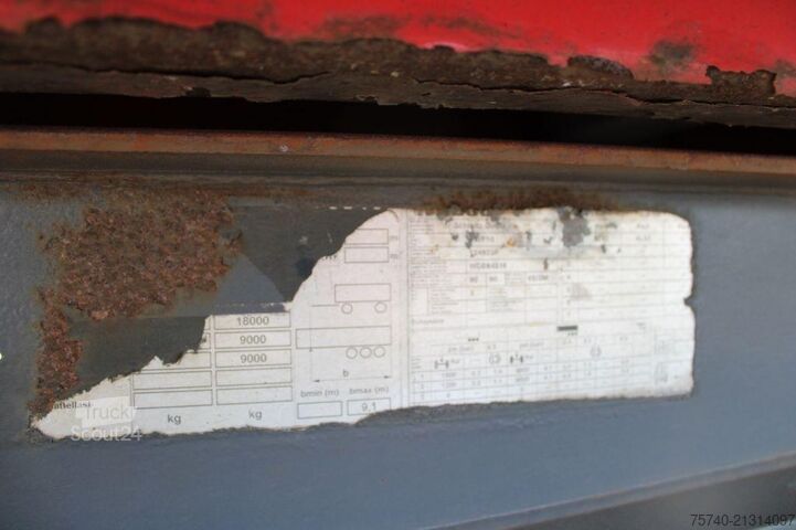 Presenninger, der kan skubbes Schmitz Cargobull O4-DB 07 + 2 axle