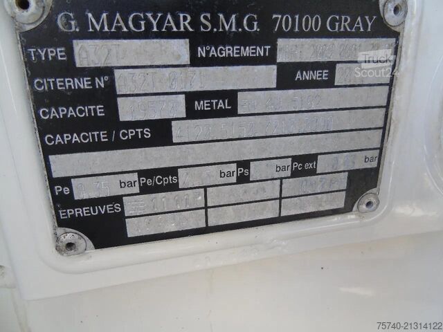 Tankwagen MAN TGM 26.340 + 19.000 LITER + 4COMP + 6X2