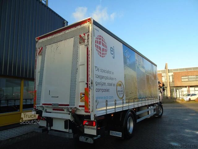 Bâché à rideaux latéraux Scania P 370 + LIFT + EURO 6 + 19T