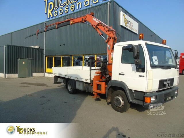 Kraanwagen MAN 8.163 + ATLAS 60.1 + MANUAL + EURO 2 + 127KM!!