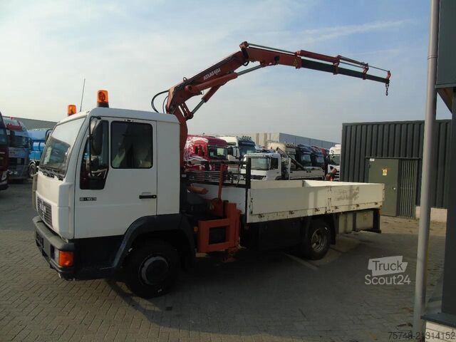 Kraanwagen MAN 8.163 + ATLAS 60.1 + MANUAL + EURO 2 + 127KM!!