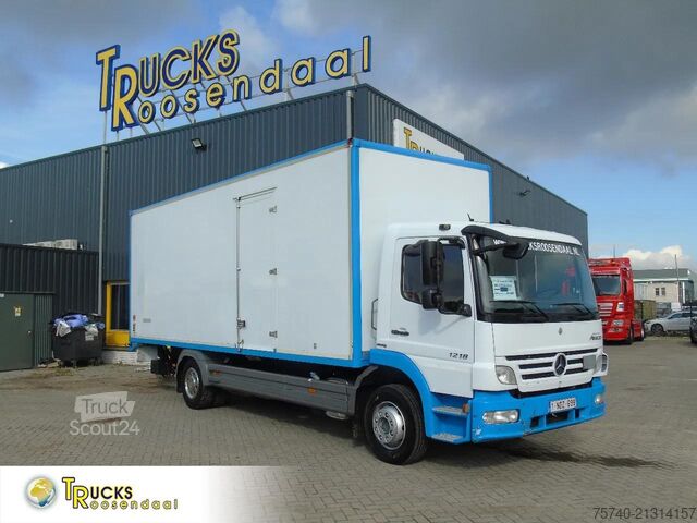Benne fermée Mercedes-Benz Atego 1218 + euro 5 + lift