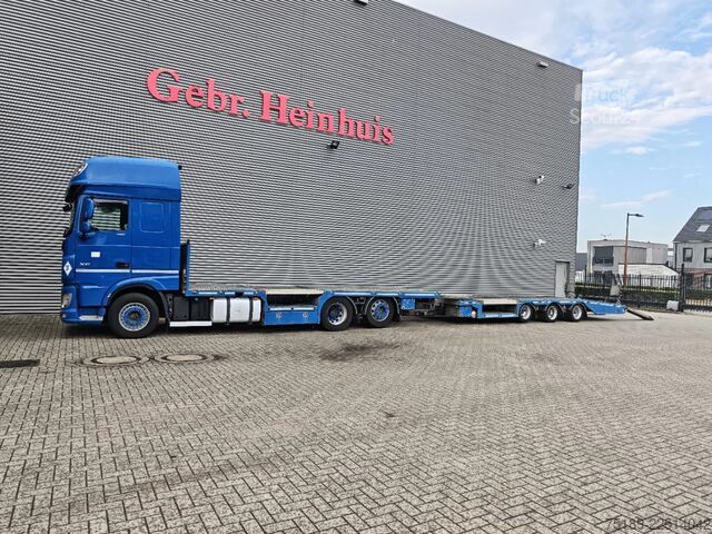 Automašīnu pārvadātājs furgons DAF XF 480 6x2 + FVG FS 4 Pieces!