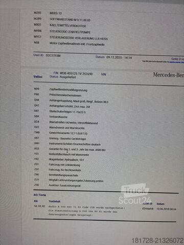 Autocamion cu destinație specială Mercedes-Benz Unimog U 423