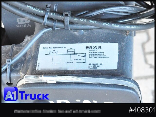 Dėžinė priekaba KRONE ZZ 18, Schwenkwand, LBW Bär 2500kg, ALU