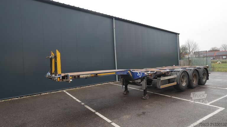 Containertransport D-tec FT-43-03-V Flexitrailer multi container chassis...