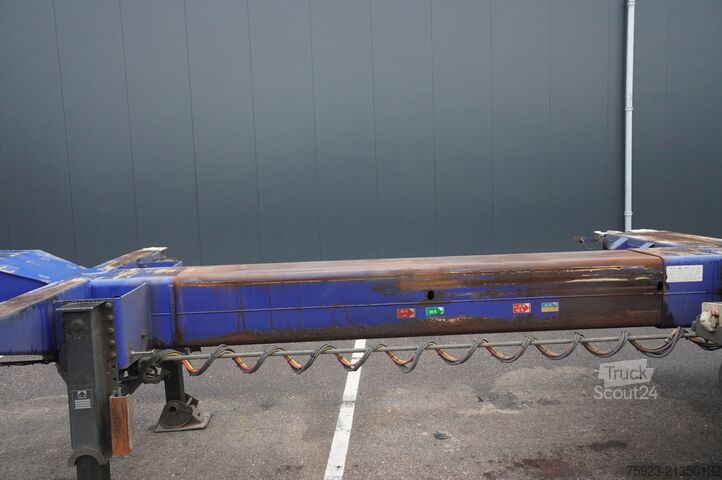 Containertransport D-tec FT-43-03-V Flexitrailer multi container chassis...