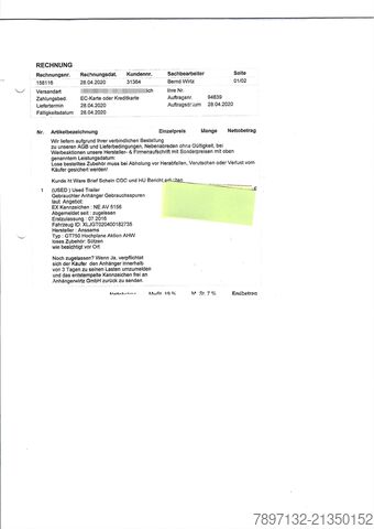 PKW-Anhänger Anssems GT750