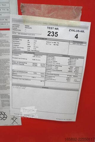 Gaffeltruckbatteri HAWKER 48 Volt 5 PzS 775 Ah