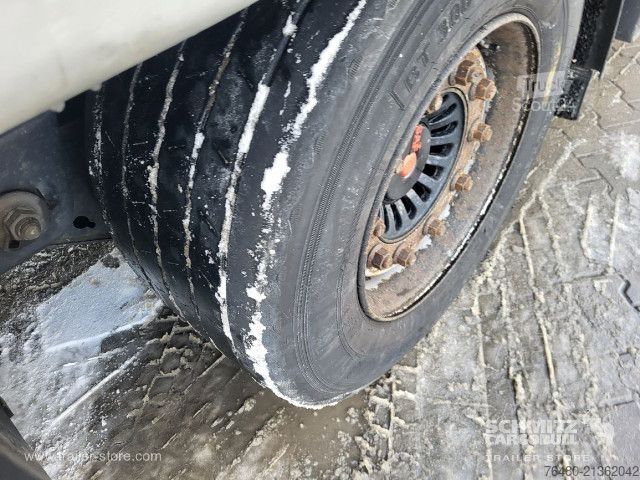 Brandalı açık yarı römork Kögel Schiebeplane Papier