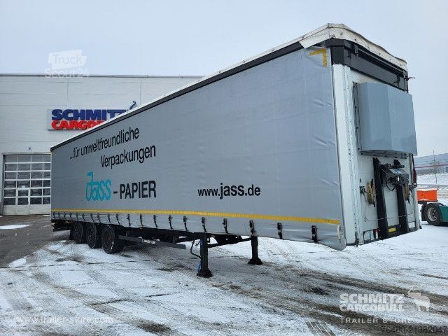 Avoin puoliperävaunu pressulla Schwarzmüller Schiebeplane Papier