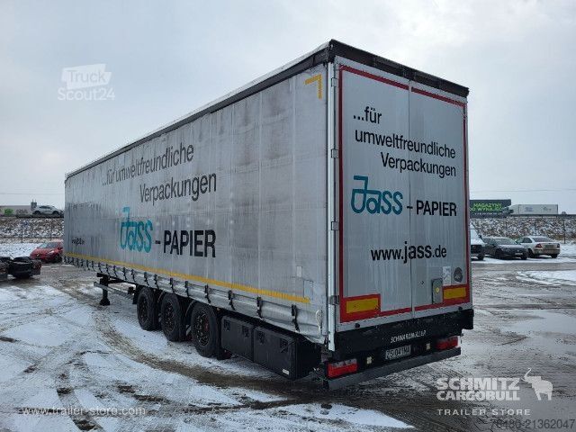 Avoin puoliperävaunu pressulla Schwarzmüller Schiebeplane Papier