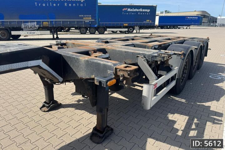 Containervervoer Pacton TXD 339 Multi / 2x Extandable / Lift axle / NL ...