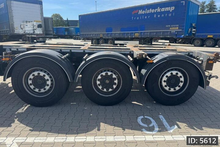 Containervervoer Pacton TXD 339 Multi / 2x Extandable / Lift axle / NL ...