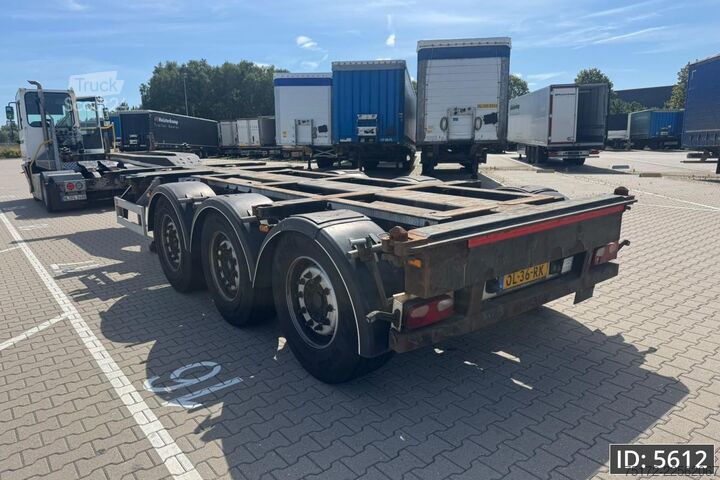 Containervervoer Pacton TXD 339 Multi / 2x Extandable / Lift axle / NL ...