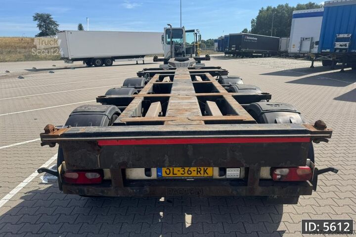Containervervoer Pacton TXD 339 Multi / 2x Extandable / Lift axle / NL ...