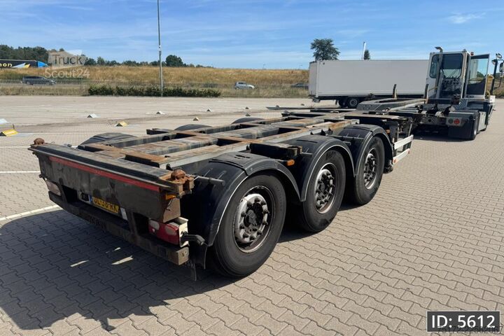 Containervervoer Pacton TXD 339 Multi / 2x Extandable / Lift axle / NL ...