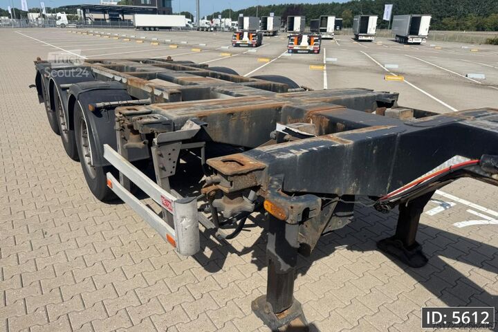 Containervervoer Pacton TXD 339 Multi / 2x Extandable / Lift axle / NL ...