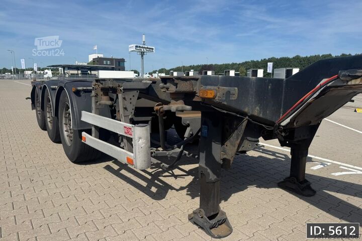 Containervervoer Pacton TXD 339 Multi / 2x Extandable / Lift axle / NL ...