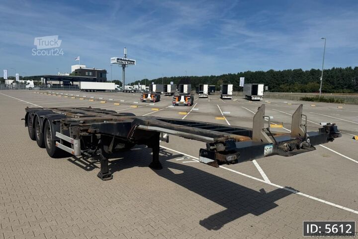 Containervervoer Pacton TXD 339 Multi / 2x Extandable / Lift axle / NL ...