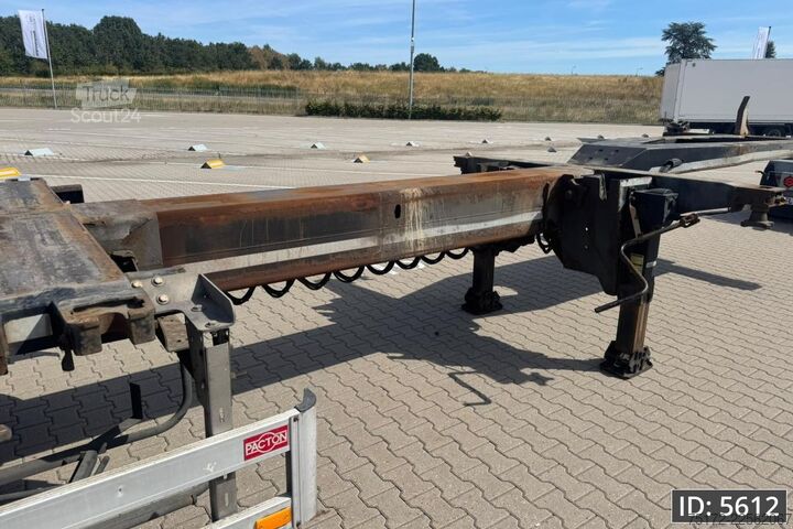 Containervervoer Pacton TXD 339 Multi / 2x Extandable / Lift axle / NL ...