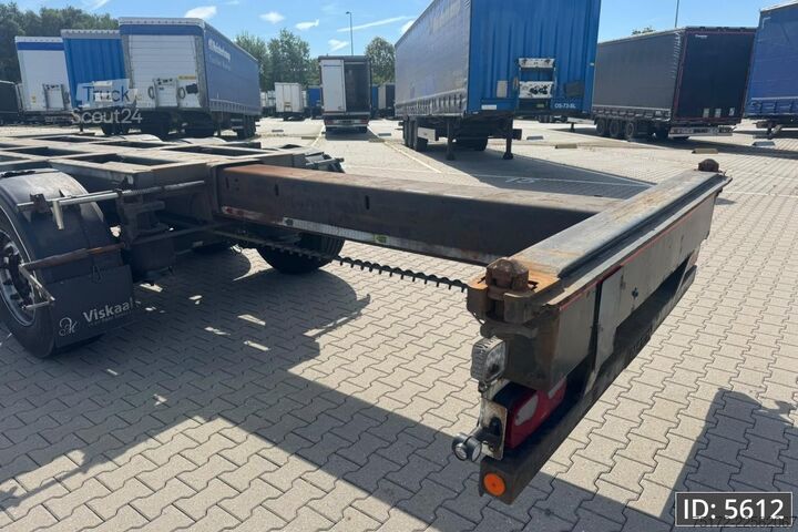 Containervervoer Pacton TXD 339 Multi / 2x Extandable / Lift axle / NL ...