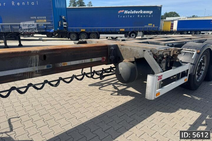 Containervervoer Pacton TXD 339 Multi / 2x Extandable / Lift axle / NL ...