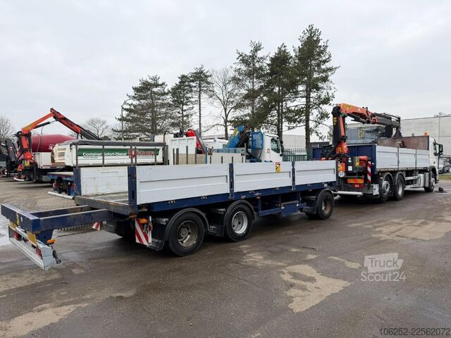 Containertransport ASCA DEMICO 3-AXLES - EXTENDABLE + TWISTLOCKS - 6m55 (+1m30...