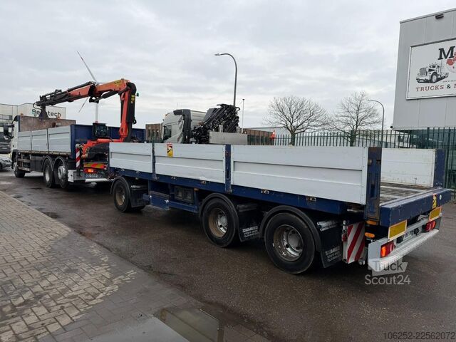 Containertransport ASCA DEMICO 3-AXLES - EXTENDABLE + TWISTLOCKS - 6m55 (+1m30...