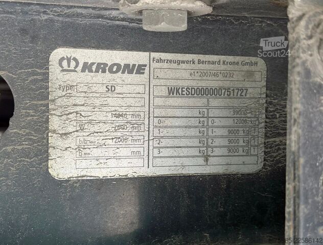 Koeloplegger KRONE N/A SD ISOLATED BOX THERMO KING SLXi 300 LIFT AX