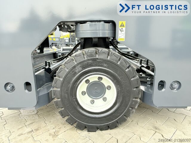 Wózek widłowy czterokierunkowy Combilift C4000 GAS DUPLEX 4600 FORK POSITIONER