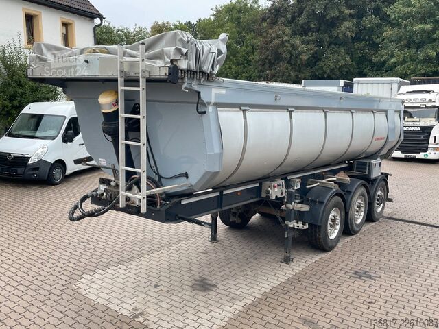 Kipper Auflieger SCHWARZMÜLLER D21K0 Stahl Mulde Thermo 25m³ hydra. Hinterachse