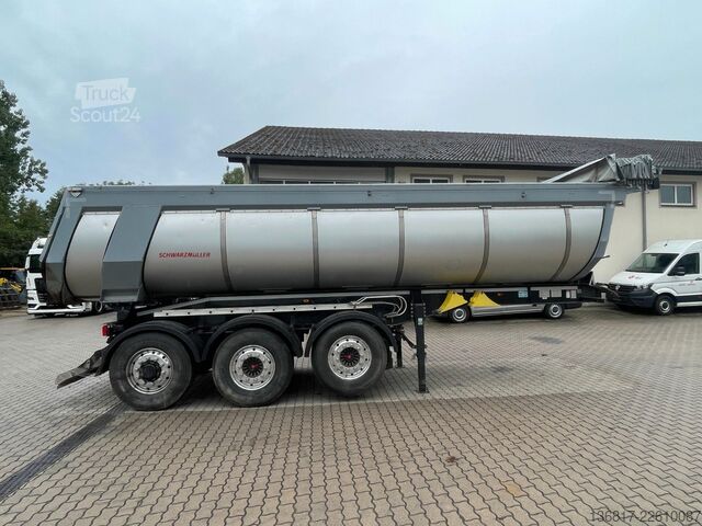 Kipper Auflieger SCHWARZMÜLLER D21K0 Stahl Mulde Thermo 25m³ hydra. Hinterachse