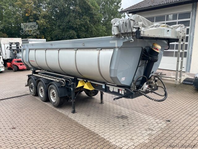 Kipper Auflieger SCHWARZMÜLLER D21K0 Stahl Mulde Thermo 25m³ hydra. Hinterachse