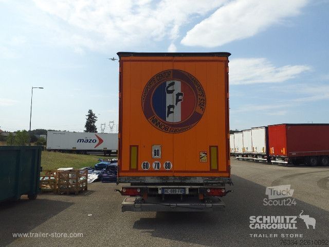 Auflieger mit Pritsche & Plane Schmitz Cargobull Semitrailer Curtainsider Standard Hayon
