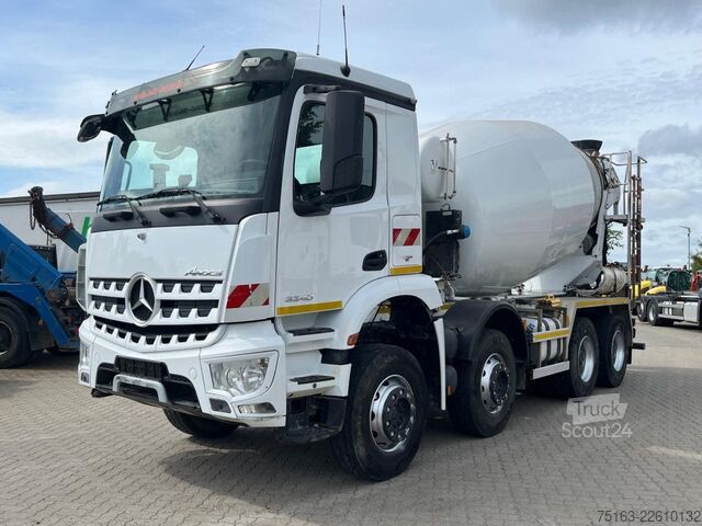 Caminhão betoneira MERCEDES-BENZ Arocs 3240 B 8x4 Betonmischer Deutsch Top AP Ach