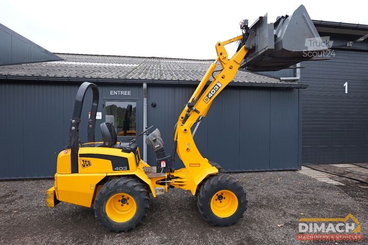 Cargador JCB 403 Zeer nette shovel met hydraulische snelwiss...
