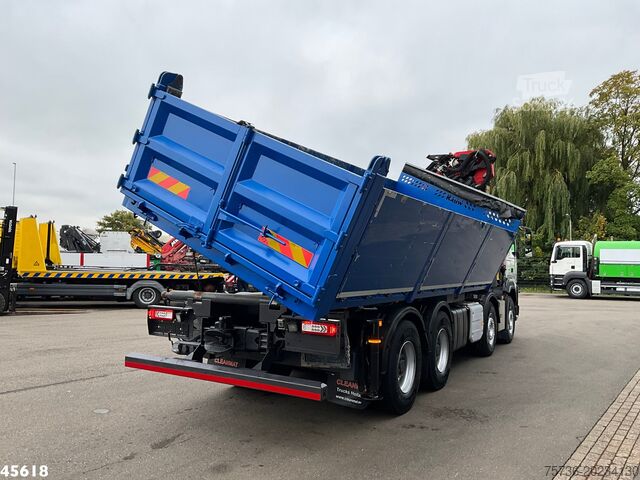 3-sidig tipper Volvo FMX 460 8x4 Euro 6 Palfinger 42 Tonmeter laadkr...
