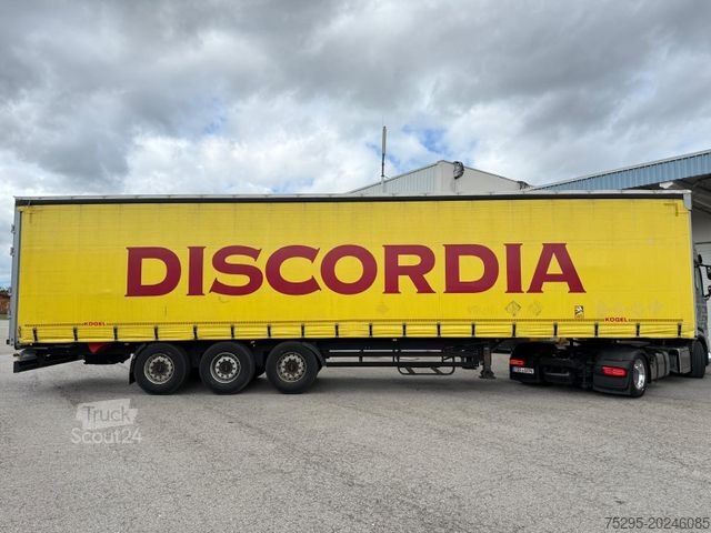 Semi-remorque bâchée KÖGEL 3Achs Standard Curtainsider MichelinRemix 6xneu