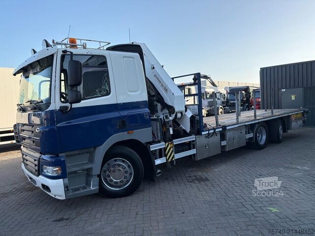 Vinç kamyonu DAF CF 85.410 + HMF 42 TON + REMOTE + 6X2 + EURO 5 ...