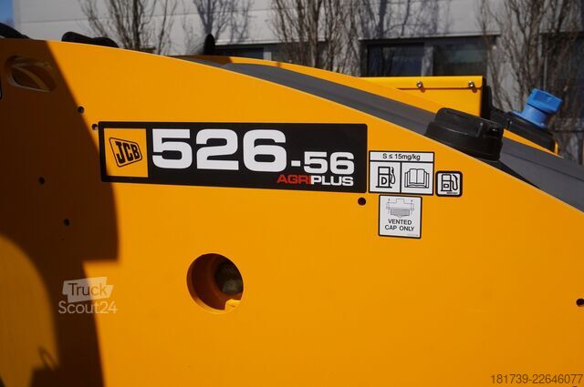 Telecarregador JCB 526-56 AGRI Plus / 5.6 m / joystick