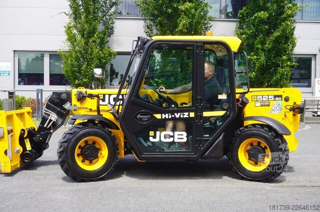 Carregadeiras telescópicas JCB 525-60T5 / 2022 / 860 MTH! / joystick