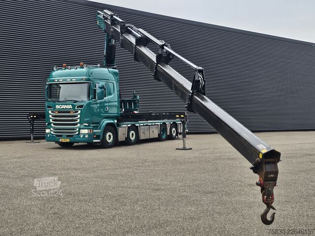 Camião-grua Scania R450 8x2 / HMF 60TM / CRANE / KRAN