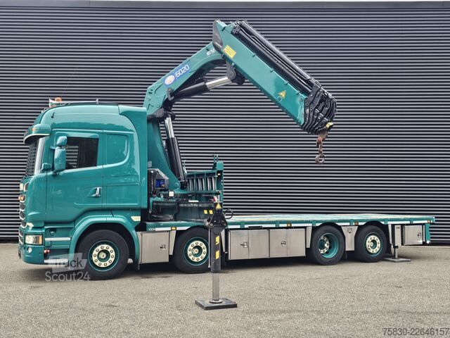 Camião-grua Scania R450 8x2 / HMF 60TM / CRANE / KRAN
