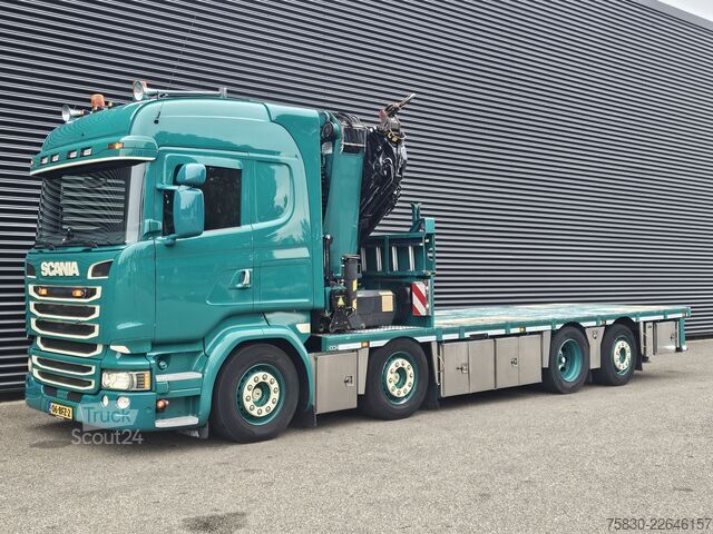 Camión grúa Scania R450 8x2 / HMF 60TM / CRANE / KRAN