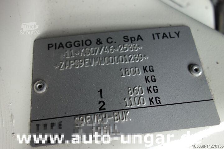 Furgão Combinado Piaggio Porter Electric Extra Kastenwagen Elektro Dachträger Baujahr 2015