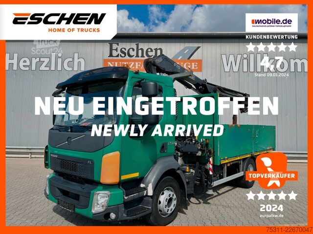 LKW mit Pritsche (offen) VOLVO FL 250 | Fassi F110*Flur&Funk*Navi*Kamera*1.Hand