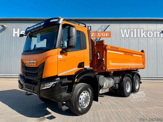 Camion benne IVECO AD 260 T410 BB 6x6 | MEILLER*Retarder*AC*1.Hand
